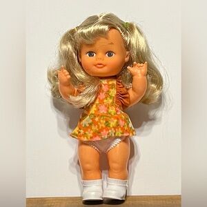 Vintage Blue Box Doll